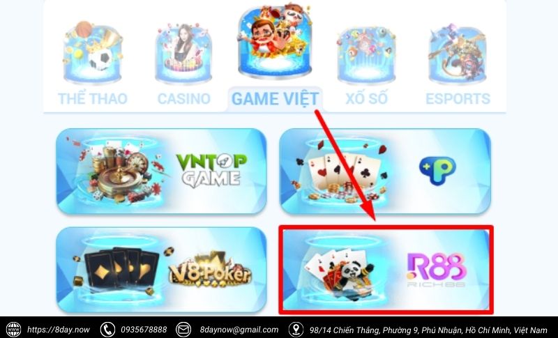 Baccarat 8Day - Game bài đỉnh cao cho bet thủ hốt bạc 6 Cac buoc tham gia choi Baccarat tai 8Day - Buoc 2