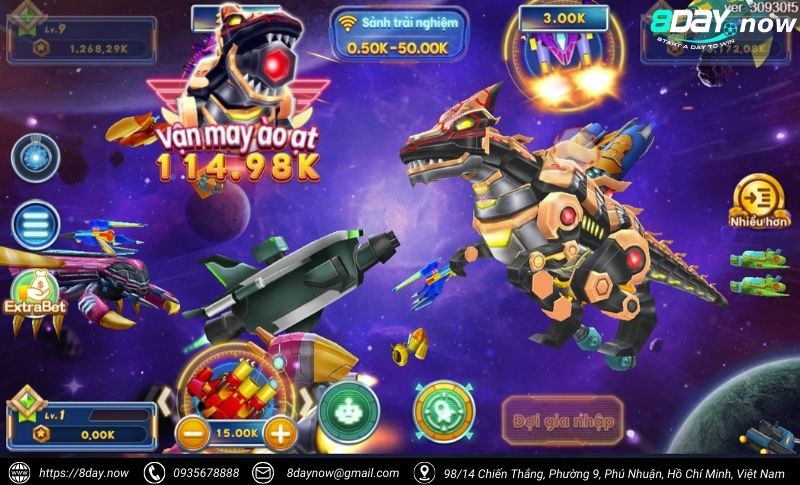 Bắn Cá Vũ Trụ 8Day - Săn cá không gian, nhận ngàn quà khủng 4 Giao dien game Ban Ca Vu Tru 8Day - Hinh 3