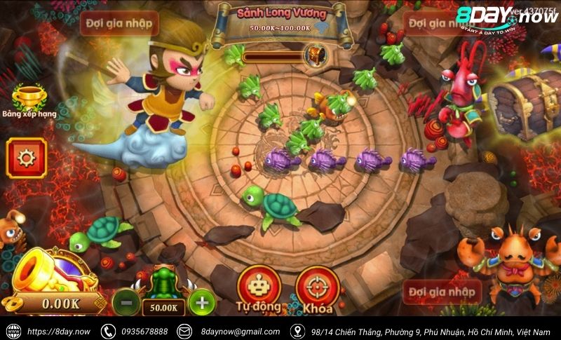 Đại Thánh Bắt Cá 8Day - Săn cá siêu ngon, phần thưởng hấp dẫn 3 Giao dien game Dai Thanh Bat Ca 8Day - Hinh 2