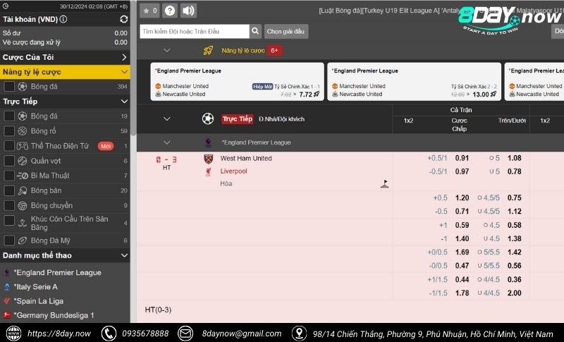 IM Sports 8Day - Sảnh cược thể thao tỷ lệ kèo siêu ngon ăn 7 Cac buoc tham gia ca cuoc the thao tai IM The Thao 8Day - Buoc 3
