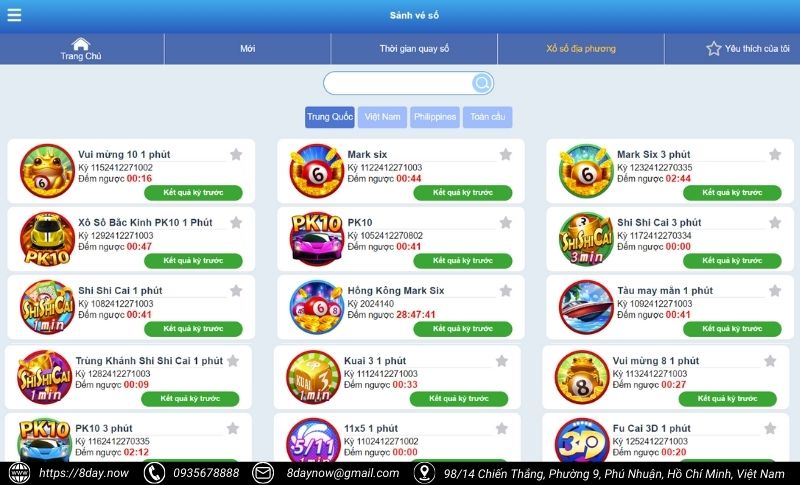 Lottery Lobby 8Day - Đa dạng thể loại, dễ dàng trúng thưởng 4 Hinh anh trong game Lottery Lobby 8Day - Hinh 3