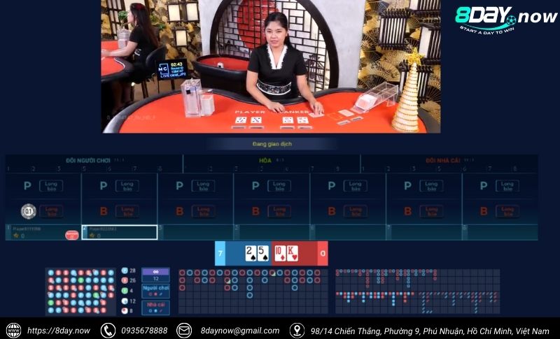 MG LIVE 8Day - Sảnh chơi casino trực tuyến đẳng cấp đại gia 3 Giao dien sanh MG LIVE 8Day - Hinh 2