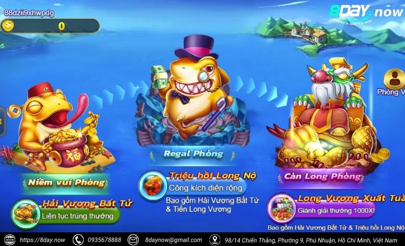 Royal Fishing 8Day - Săn cá hoàng gia, hốt bạc thả ga 2 Giao dien game Royal Fishing 8Day - Hinh 1