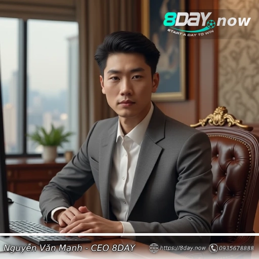 CEO Nguyễn Văn Mạnh - Người nâng tầm thương hiệu 8Day 9 Chân dung Mr Nguyễn Văn Mạnh - CEO 8DAY